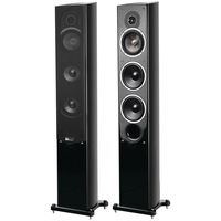 PURE ACOUSTICS Noble-IIF 5.25" Gloss Black Slim Tower Speakers