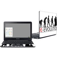 Mightyskins Skin Compatible with Samsung Chromebook 3 11.6" - Deevolution | Protective, Durable, and Unique Vinyl Decal Wrap Cover | Easy to Apply, Remove, and Change Styles | Made in The USA