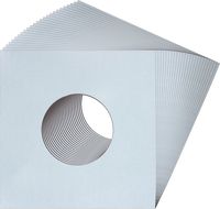 (25) 7" Baby Blue Record Jackets With Center Hole - 07JWBBHH