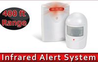Alarm Garage Motion Sensor Infrared Wireless Alert Secure System