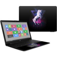 MightySkins Skin Compatible with HP 17t Laptop 17.3" (2017) - Unicorn Rave | Protective, Durable, and Unique Vinyl Decal wrap Cover | Easy to Apply, Remove, and Change Styles | Made in The USA