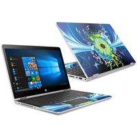 MightySkins Skin Compatible with HP Pavilion x360 15.6" (2018) - Flower Explosion | Protective, Durable, and Unique Vinyl Decal wrap Cover | Easy to Apply, Remove, and Change Styles | Made in The USA