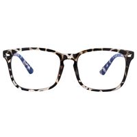 Zeelool Unisex Vintage Square Blue Light Blocking Eyeglasses Leopart