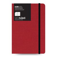 Letts Noteletts Universal Notebook, Medium, Ruled, Burgundy, 6.5 x 4.375 Inches, 192 Pages (LEN6RBY)