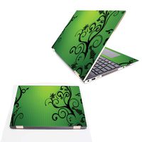 MightySkins Skin Compatible with HP Spectre x360 15.6" (2018) - Floral Flourish | Protective, Durable, and Unique Vinyl Decal wrap Cover | Easy to Apply, Remove, and Change Styles | Made in The USA