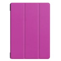 Slim Stand Leather Case Cover for Lenovo Tab E10 32GB TB-X104F Tablet 10.1 inch by Sacow (Purple)