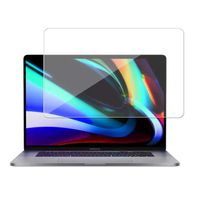 LifeePro Compatible with MacBook Pro 16 Inch Screen Protector, [1 Pack] Ultra Thin Transparent Tempered Glass Screen Protector Film Anti-Scratch Bubble Free Screen Cover for MacBook Pro 16 2019