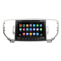 8" Android 5.1 Quad Core Car DVD GPS Navigation for KIA SPORTAGE 2016 w/ WIFI+Bluetooth+Radio+RDS+SWC+SD/USB Input+AUX In+Free Rear View Camera+8G SD Card with USA Map