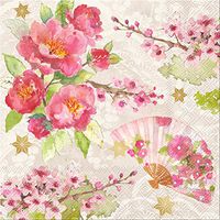 Punch Studio 45960, Chinoiserie Garden, Luncheon Napkin, One Size, 20 Count, Multicolor