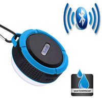 AGT All-in-one Wireless And Mini Sucker Speaker With USB And WaterProof Portable For Biking Swimming Hiking BBQ Beach Sports