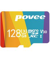 128GB Micro SD Card with Adapter,U3 A1 MicroSDXC Card 667X High Speed Up to 100MB/s UHS-I MicroSD UHS-1 Memory Card for Android Smartphone Nintendo Galaxy Fire and Gopro