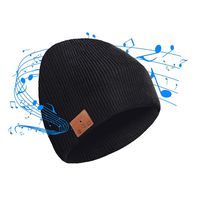 CyanCloud Bluetooth Beanie 5.0 Wireless Smart Hat Headphones Headset Knit Cap, Siri Voice Control, Built-in HD Stereo Microphone Speakers
