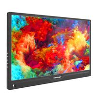S4s 17.3 inch IPS LCD 1920x1080 Portable Monitor 1080p 60Hz with Dual Mini HDMI Input, 5V 3A Type-C Power, Innolux LCD Screen, Built-in Dual Speakers.