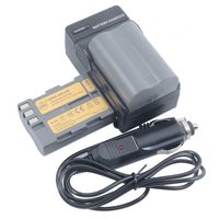 QIAOJINLIN 2-Pack Backup Energy Travel Compatible for Nikon EN-EL3E D30 D50 D70 D70S D80 D90 D100 D200 D300 D300S DSLR D700 D900 Digital Camera