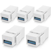 USB 3.0 Keystone Jack Inserts (5 Pack)