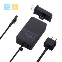 65W 15V 4A Surface Power Charger for Microsoft Surface Book,Surface Pro 3 Pro 4 Surface Laptop and Surface Pro (2017), with 6.2ft Power Cord