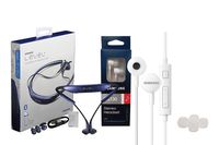 Samsung Level U Bluetooth Headset - HD Sound - with Samsung Headset 3.5mm Jack Universal with Extra Ear Gel (Retail Packing)