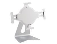 Arkscan ER10 Universal Tablet Stand 360° Degree Rotation Aluminum & Steel Alloy for iPad & Tablet 9" to 11" (Silver & White)