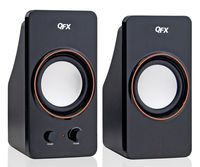 QFX CS-61 Amplified 2.0 USB Speakers - Black