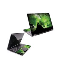 MightySkins Skin Compatible with Lenovo Flex 6 14" (2018) - Howling Wolf | Protective, Durable, and Unique Vinyl Decal wrap Cover | Easy to Apply, Remove, and Change Styles | Made in The USA