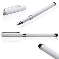 PRO Motorola Moto E5 Play Custom High Sensitivity Touch Stylus + Writing Pen with Ink! [3 Pack-Silver]