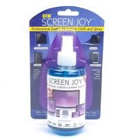Screen Joy Computer Screen Cleaner and Microfiber Cloth - Perfect for Flat Screen TVs, Tablets, iPads, Laptops and Smartphones - A Screen Cleaner and Premium Cloth Made for Today's Modern Devices