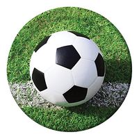 Club Pack of 96 Sports Fanatic Soccer Disposable Paper Party Dinner Plates 9"