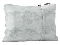 Therm-a-Rest Compressible Travel Pillow for Camping, Backpacking, Airplanes and Road Trips, Gray, Small - 12 x 16 Inches
