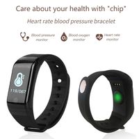 Smart Watch for Women Men, [Fitness Wireless Bluetooth Watch Gift] Waterproof [Wrist Watch ] Bracelet -Sport Watches with Heart Rate/Blood Oxygen Pressure (Black)