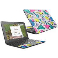 MightySkins Skin Compatible with HP Chromebook 11 G6 11.6" (2018) - Awesome 80s | Protective, Durable, and Unique Vinyl Decal wrap Cover | Easy to Apply, Remove, and Change Styles | Made in The USA