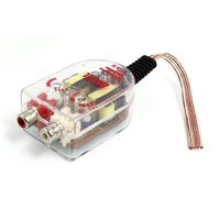 uxcell Vehicle Car High to Low Impedance Converter Adapter Speaker to RCA Line