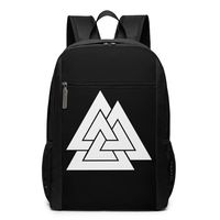 YRAI Valknut Backpacks Travel School Large Bags Shoulder Laptop Bag For Unisex