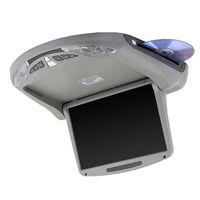 Vission AM-MD10G Light Gray 10" Motorized Overhead DVD/USB/SD Rear-Seat Entertainment System