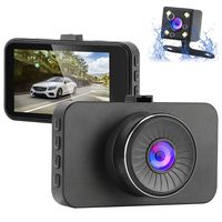 Dual Dash Cam Front and Rear 1080P Full HD Car DVR Dashboard Camera Recorder with Night Vision Car Driving Recorder, 3 inch IPS Screen, 170 Super Wide Angle, G Sensor, Parking Monitor, Motion Detectio
