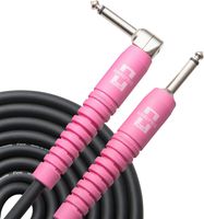 Analysis Plus Standout Pink Genesis Pure Instrument Cable 20ft Straight to 90