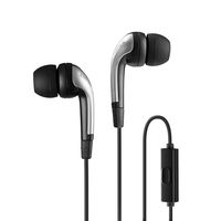 Edifier P220 in-Ear Headset for Samsung, HTC, Apple, LG - Headphones with Microphone - Black