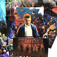 Stranger Things Sticker Sheet 36 Piece Multicolor Decal Set for Car Laptop Motorcycle Bicycle Luggage Graffiti Patches Skateboard No Duplicate Sticker Pack