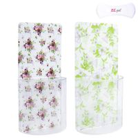 ZC GEL Remote Holder Wall Mount Damage-Free Durable Universal Media Organizer Storage Box,Table and Nightstand Convenient Remote Caddy (2 Pack)