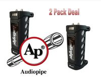 2 Pack Audiopipe ACAP-6000 6 Farad Digital Power Capacitor Car Audio Amplifier