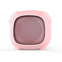 Smalody Portable Cute Pet Speakers Wireless Mini Bluetooth Speaker with Microphone TF Slot Subwoofer for Smart Phone (Piggy)