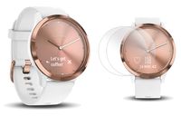 PlayBetter Garmin vivomove HR Sport (Rose Gold - Small/Medium) Hybrid Smartwatch Screen Protectors (x4) | Activity, Sleep & Stress Tracking, On-Wrist Heart Rate