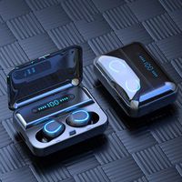 cobud 2019 Newest Bluetooth 5.0 Earbuds,F9-5 TWS Electric Display Mini Invisible 8D Surround Sound HD Call Charging Bin Mini Invisible Sports Headset Generous