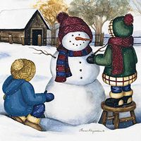 Hi-Look Microfiber Cleaning Cloth - Making a Snowman