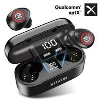 Wireless Earbuds,Kovon Bluetooth Headphones Qualcomm APTX5.0 Bluetooth Earbuds 32H Playtime in Ear  Deep Bass HiFi Sound  Wireless Earphones CVC8.0 Built in Mic Binaural Call With Charging Case
