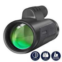 12x50 Monocular Telescope, CAICO-X High Power & HD Monocular with Smartphone Holder and Tripod for Watching Bird, Hiking, Hunting, Camping