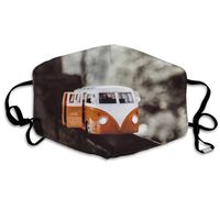 Bus Athletic Dust Mask,Washable and Reusable Cleaning Gardening Outdoor Activities Warm Windproof Mask