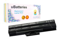 UBatteries Compatible 49Whr Battery Replacement for Sony VAIO VGN-AW, VGN-BZ, VGN-CS, VGN-FW Series Fits Part# VGP-BPS13 VGP-BPS21 VGP-BPL13 VGP-BPL21 - (4400mAh Black)