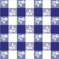 Blue Gingham Luncheon Napkin