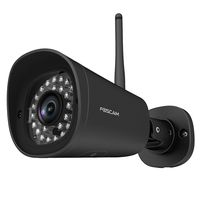 Foscam 1080P Full HD Outdoor Bullet IP Camera,25fps WiFi Surveillance Camera with Human-Only & Motion Detection,66FT Night Vision,IP66 Waterproof,Free Cloud Service, Alexa Compatible,G2 Black