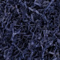 Crinkle Cut Paper Shred Filler (2 LB) for Gift Wrapping & Basket Filling - Navy Blue | MagicWater Supply